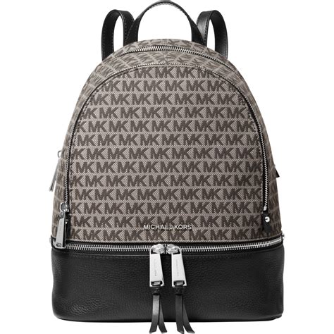 michael michael kors signature rhea zip backpack|Michael Kors rhea zip.